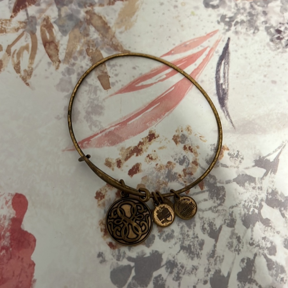Alex + Ani Path of Life Infinity Charm Bracelet, Gold, 2015 - Picture 4 of 5